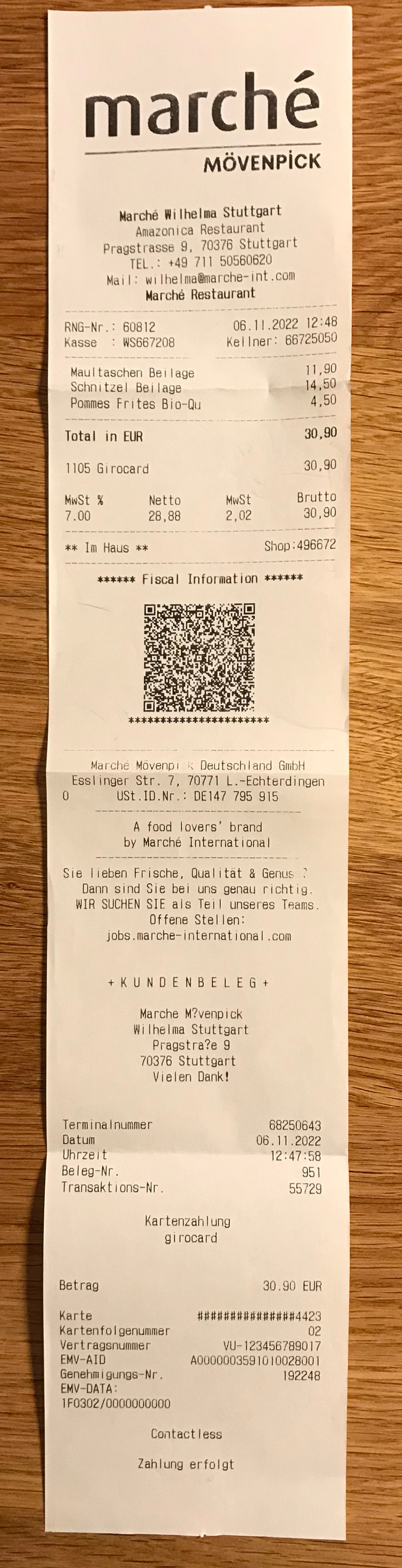 Preview image of a receipt